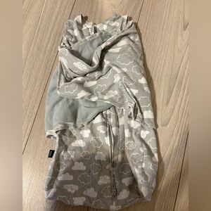 Halo Gray and White Cloud Baby Sleep Sack